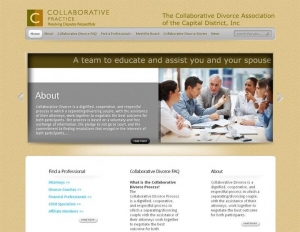Collaborative Divorce Association website screenshot