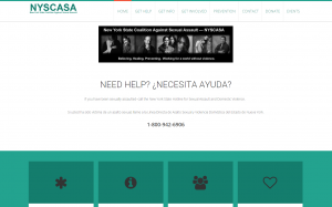 nyscasa website screenshot