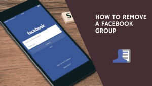 How to remove a Facebook Group blog graphic