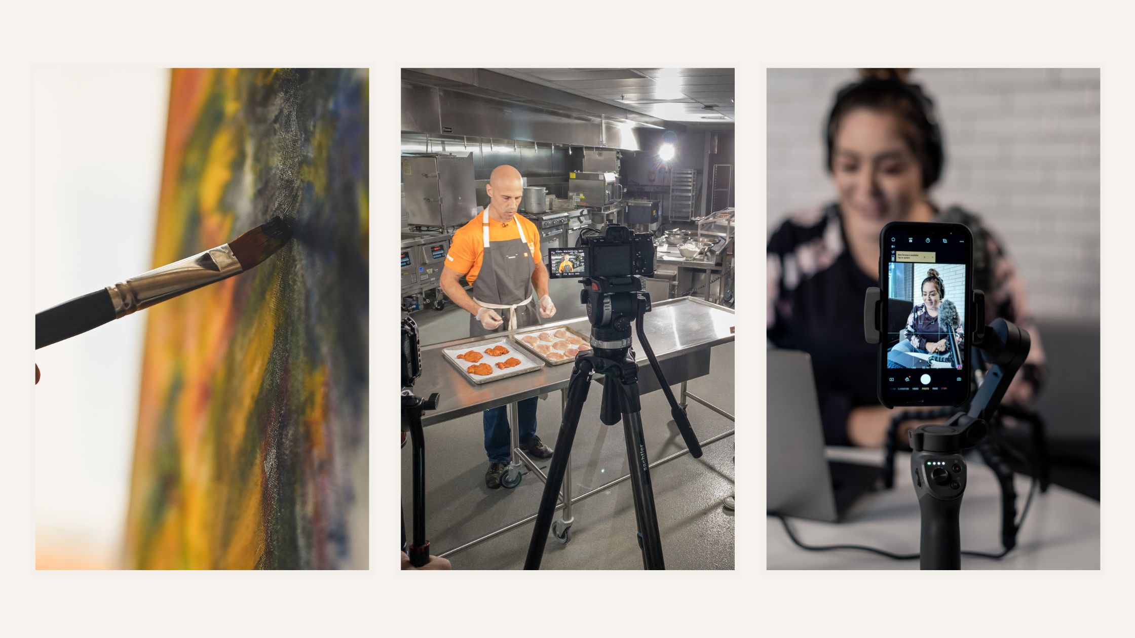 social media behind the scenes
